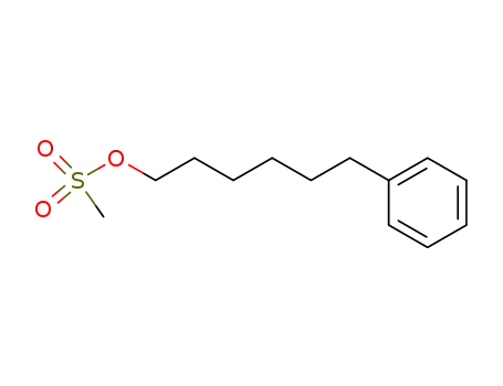 Molecular Structure of 61440-48-0 (Benzenehexanol, methanesulfonate)