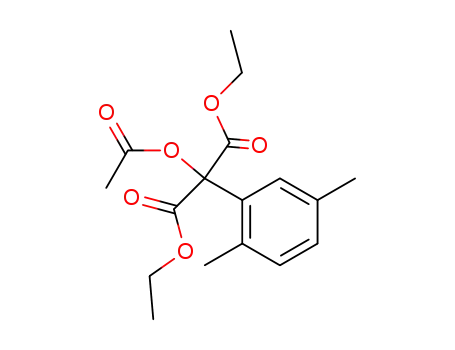 diethyl acetoxy(2,5-dimethylphenyl)propanedioate