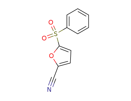 2-Furancarbonitrile, 5-(phenylsulfonyl)-