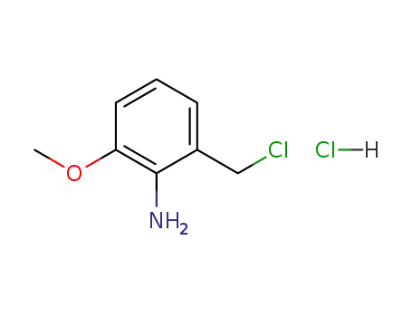 Molecular Structure of 88301-78-4 (Benzenamine, 2-(chloromethyl)-6-methoxy-, hydrochloride)