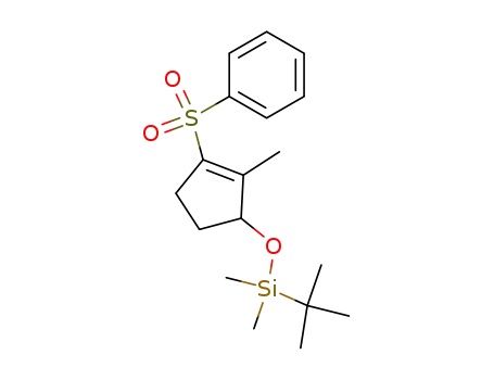 (3-Benzenesulfonyl-2-methyl-cyclopent-2-enyloxy)-tert-butyl-dimethyl-silane