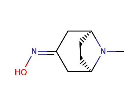 8-Azabicyclo[3.2.1]octan-3-one, 8-methyl-, oxime
