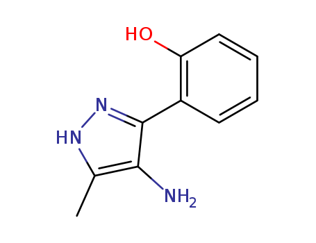 Phenol, 2-(4-amino-5-methyl-1H-pyrazol-3-yl)-