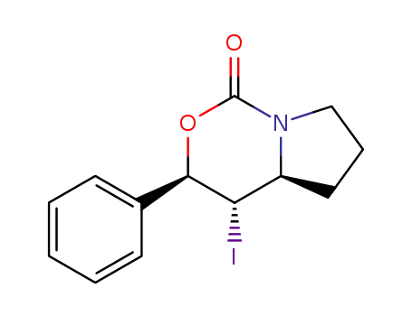 (3R,4S,4aS)-4-Iodo-3-phenyl-hexahydro-pyrrolo[1,2-c][1,3]oxazin-1-one