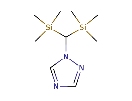 1-<bis(trimethylsilyl)methyl>-1,2,4-triazole