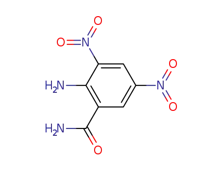 Molecular Structure of 35041-16-8 (2-amino-3,5-dinitrobenzamide)