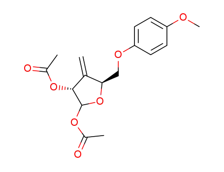 1,2-Di-O-Acetyl-3-deoxy-5-O-(4-methoxyphenyl)-3-methylidene-D-erythro-pentofuranose