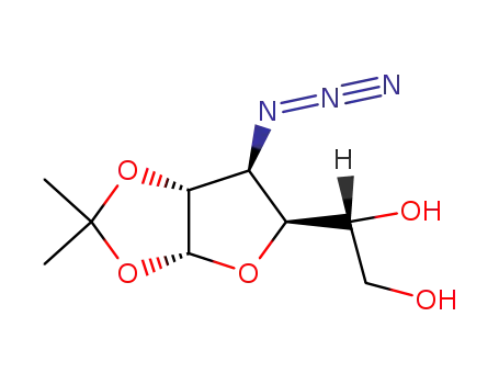 (R)-1-((3aR,5S,6S,6aR)-6-azido-2,2-dimethyltetrahydrofuro-[2,3-d][1,3]dioxol-5-yl)ethane-1,2-diol