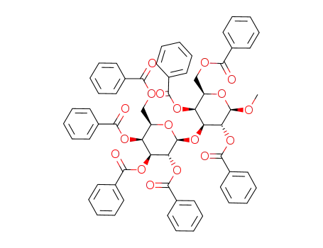 methyl 2,4,6-tri-O-benzoyl-3-O-(2,3,4,6-tetra-O-benzoyl-β-D-galactopyranosyl)-D-galactopyranoside