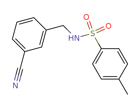 Benzenesulfonamide, N-[(3-cyanophenyl)methyl]-4-methyl-