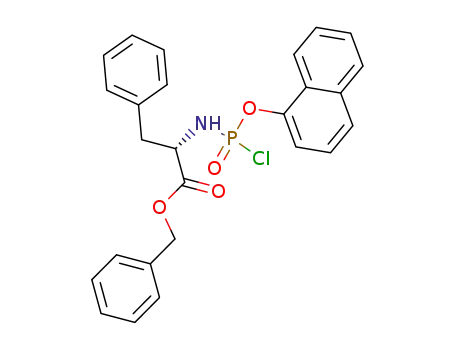 L-Phenylalanine, N-[chloro(1-naphthalenyloxy)phosphinyl]-, phenylmethyl
ester