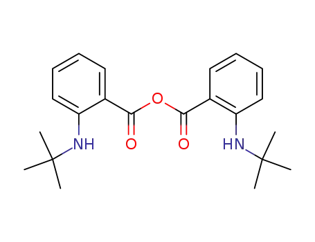 Molecular Structure of 61752-04-3 (Benzoic acid, 2-[(1,1-dimethylethyl)amino]-, anhydride)