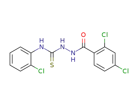 Benzoic acid, 2,4-dichloro-,
2-[[(2-chlorophenyl)amino]thioxomethyl]hydrazide