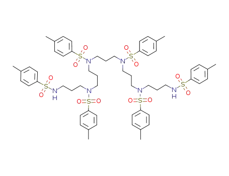 Molecular Structure of 87265-96-1 (N,N',4,8,12,16-hexa(p-toluenesulfonyl)-4,8,12,16-tetraazaundecane-1,19-diamine)
