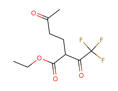 Hexanoic acid, 5-oxo-2-(trifluoroacetyl)-, ethyl ester