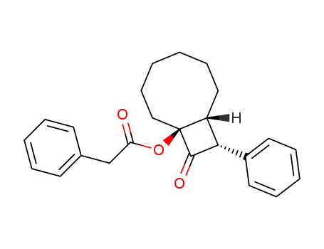 exo-1-(phenylacetoxy)-9-phenyl-cis-bicyclo<6.2.0>decan-10-one