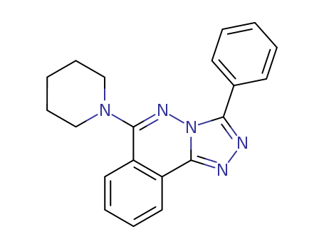 1,2,4-Triazolo[3,4-a]phthalazine, 3-phenyl-6-(1-piperidinyl)-