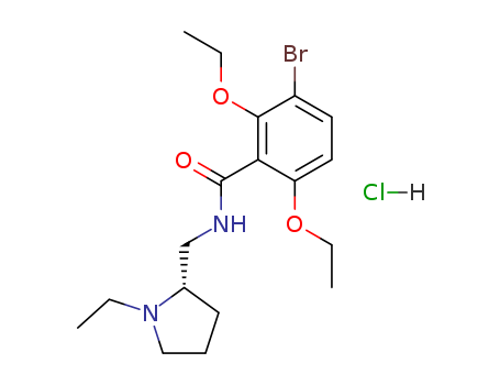 3-bromo-2,6-diethoxy-N-[[(2S)-1-ethylpyrrolidin-1-ium-2-yl]methyl]benzamidechloride