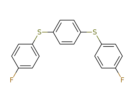 Molecular Structure of 2194-38-9 (p-Di-(4-fluorphenylthio)-benzol)