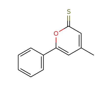 2H-Pyran-2-thione, 4-methyl-6-phenyl-