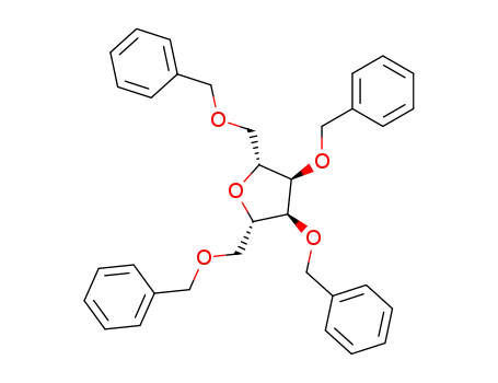 Molecular Structure of 113889-68-2 (2,5-anhydro-1,3,4,6-tetra-O-benzyl-meso-allitol)