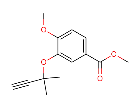 methyl 3-(1,1-dimethylprop-2-ynyloxy)-4-methoxybenzoate