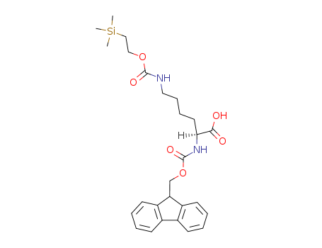 L-Lysine,N2-[(9H-fluoren-9-ylmethoxy)carbonyl]-N6-[[2-(trimethylsilyl)ethoxy]carbonyl]-(9CI)