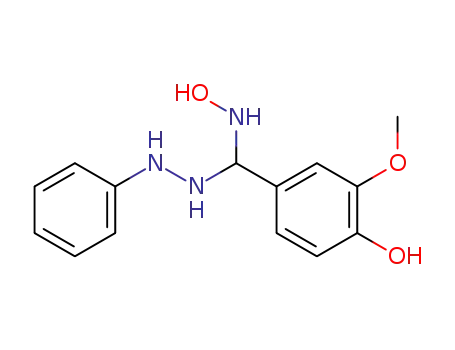 Molecular Structure of 81323-18-4 (N-Phenyl-N'-(4-hydroxy-3-methoxy-α-hydroxylamino)benzylhydrazine)
