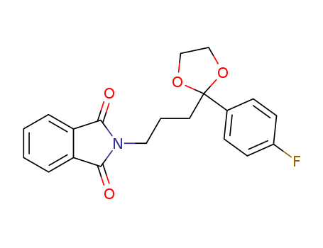 1H-Isoindole-1,3(2H)-dione, 2-[3-[2-(4-fluorophenyl)-1,3-dioxolan-2-yl]propyl]-