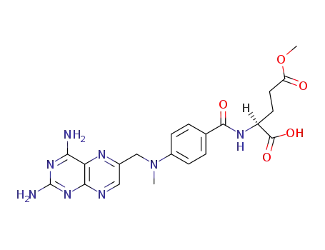 Molecular Structure of 67022-39-3 (Methotrexate γ-Methyl Ester)