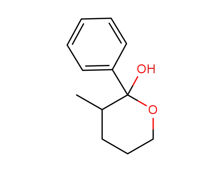 3-Methyl-2-phenyl-tetrahydro-pyran-2-ol