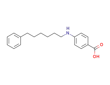 4-[(6-Phenylhexyl)amino]benzoic acid
