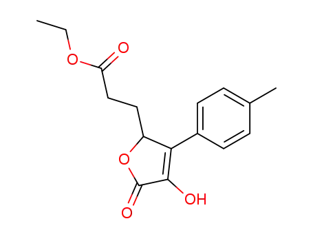 3-(4-Hydroxy-5-oxo-3-p-tolyl-2,5-dihydro-furan-2-yl)-propionic acid ethyl ester