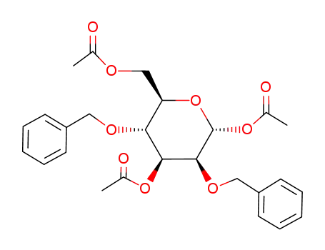 1,3,6-tri-O-acetyl-2,4-di-O-benzyl-α-D-mannopyranose