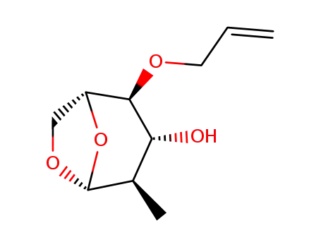 4-O-allyl-1,6-anhydro-2-deoxy-2-C-methyl-β-D-glucopyranose