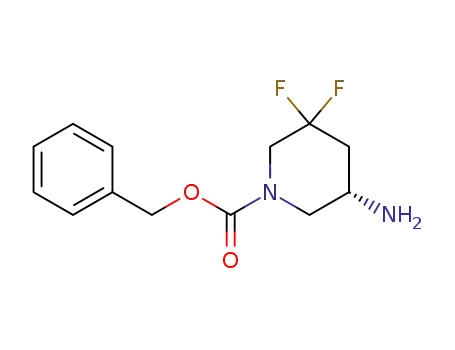 (S)-5-amino-3,3-difluoro-piperidine-1-carboxylic acid benzyl ester
