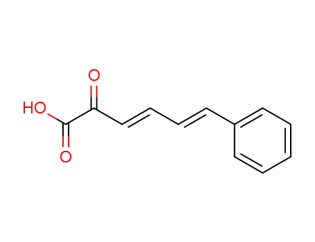 Molecular Structure of 4403-24-1 ((3E,5E)-2-oxo-6-phenylhexa-3,5-dienoic acid)