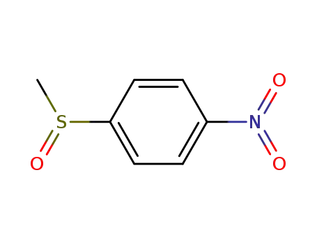 Molecular Structure of 93222-06-1 (Benzene, 1-(methylsulfinyl)-4-nitro-, (R)-)
