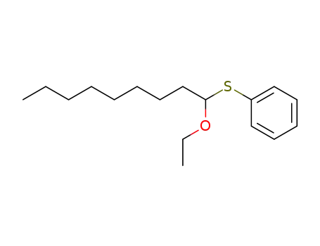Molecular Structure of 99054-49-6 (Benzene, [(1-ethoxynonyl)thio]-)