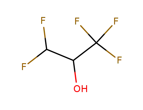 Molecular Structure of 1814-89-7 (2-Propanol, 1,1,1,3,3-pentafluoro-)