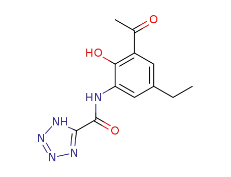 1H-Tetrazole-5-carboxamide,N-(3-acetyl-5- ethyl-2-hydroxyphenyl)- 