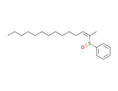 Molecular Structure of 116205-39-1 (Benzene, [(1-methyl-1-tridecenyl)sulfinyl]-, (Z)-)