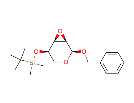 benzyl 2,3-anhydro-4-O-(tert-butyldimethylsilyl)-α-D-ribopyranoside