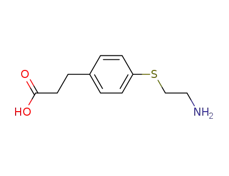 3-[4-(2-aminoethylthio)phenyl]propionic acid