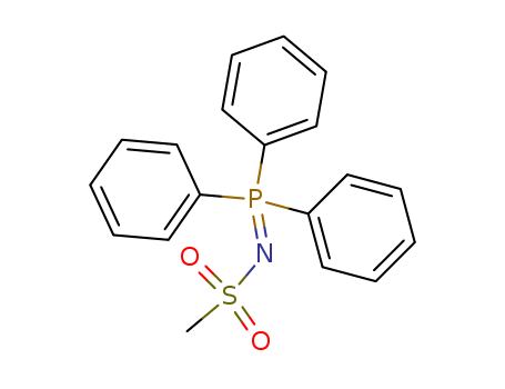 Molecular Structure of 1497-64-9 (Methanesulfonamide, N-(triphenylphosphoranylidene)-)