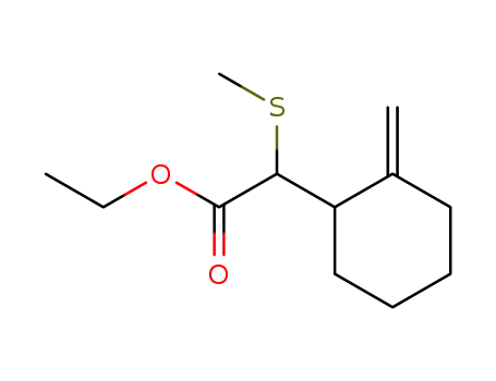 (2-Methylene-cyclohexyl)-methylsulfanyl-acetic acid ethyl ester