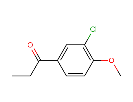 Molecular Structure of 4394-54-1 (1-(3-chloro-4-methoxyphenyl)propan-1-one)