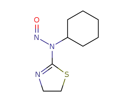 Molecular Structure of 80672-60-2 (2-Thiazoline, 2-(cyclohexylnitrosamino)-)