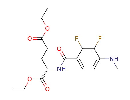 L-Glutamic acid, N-[2,3-difluoro-4-(methylamino)benzoyl]-, diethyl ester