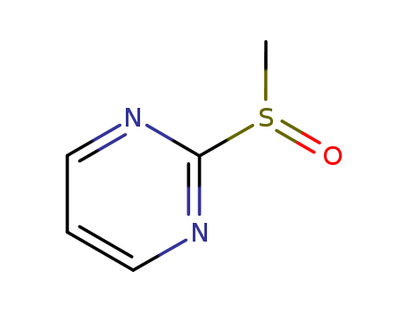Pyrimidine, 2-(methylsulfinyl)- (8CI,9CI)